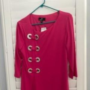 Dress top hot pink